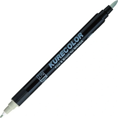 Lihová fixa KURETAKE ZIG Kurecolor Fine & Brush, Green Gray 1 (840)