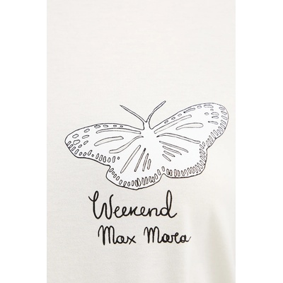 Weekend Max Mara Памучна тениска Weekend Max Mara GUGLIA (2525976031600)