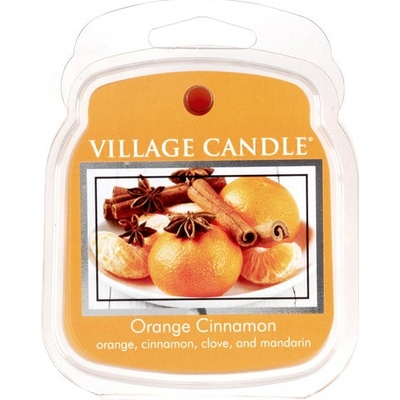 Village Candle rozpustný vosk do aróma lampy Pomaranč a škorica Orange Cinnamon 62 g