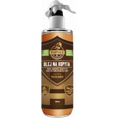 Topvet olej na kopytá pre zdravé kopyto 250 ml
