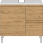 Germania Бял шкаф под умивалника от дъб 60x56 cm Torrance - Germania (4330-559)