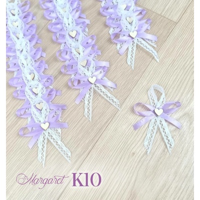 Krajkové svatební vývazky K10 (Lavender) – Zboží Dáma