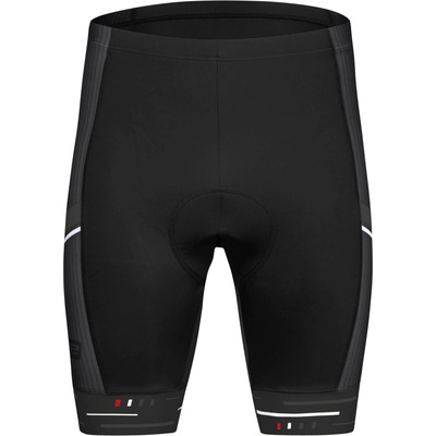 Etape Pánske krátke Racing 2.0 Čierna tmavo sivá Biela
