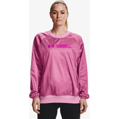 Under Armour Дамски суитшърт Under Armour Recover Storm Woven Shine Crew Under Armour | Rozov Lilav | ЖЕНИ | M
