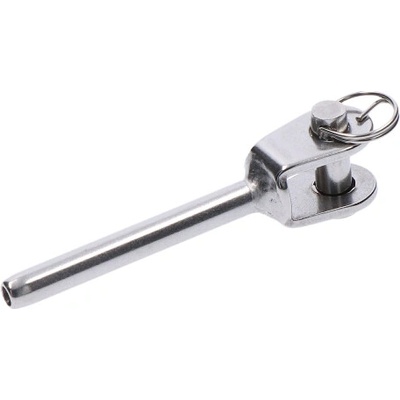 Lisovací úchyt pre lanko ø 4 mm, brúsená nerez AISI 304