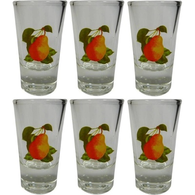 Kinekus Pohár štamprlík hruška sada 6 x 30 ml