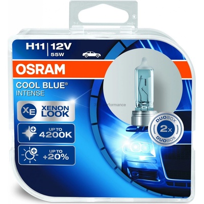 Osram Cool Blue Intense H11 Pk22s 12V 55W 2 ks