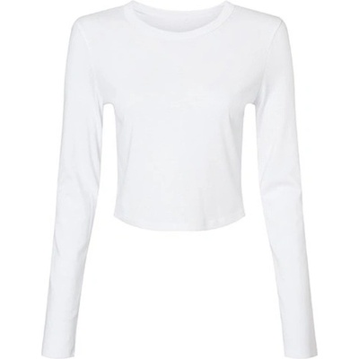 Bella Dámsky crop top BL1501 Solid White Blend