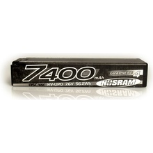 NOSRAM HV Stock Spec GRAPHENE-4 7400mAh Hardcase Akku 7.6V LiPo 135C/65C N999652