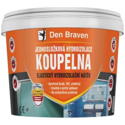 Den Braven Jednosložková hydroizolace Den Braven KOUPELNA 5 kg