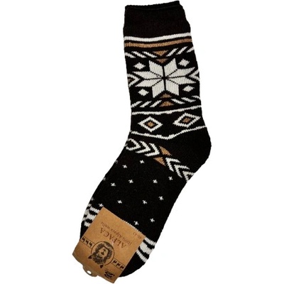 Alpaca Exclusiv hrubé teplé ponožky Vzor: V8
