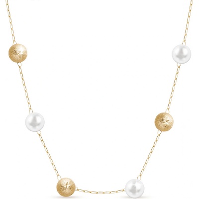 Biju Pozlacený řetízek perly 3002112