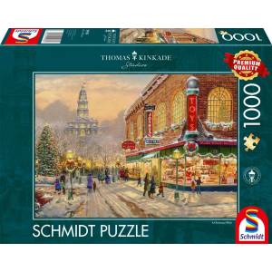 Schmidt Spiele Пъзел Schmidt от 1000 части - Коледна атмосфера (59936)