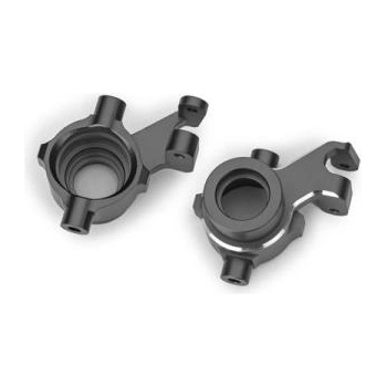 Traxxas предна главина алуминиева сива анодирана (чифт)