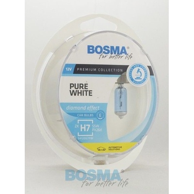 Bosma Pure White Twin Box H7 12V 55W PX26D
