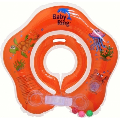 Babypoint koupácí kruh Baby Ring oranžová