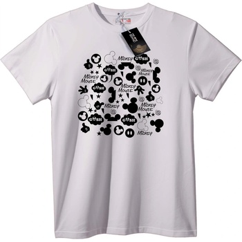 NOONEBRAND Тениска Mickey Mouse Икона - L, Black