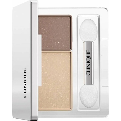 Clinique All About Shadow Duo Relaunch duo očné tiene Like Mink Shimmer 1,7 g