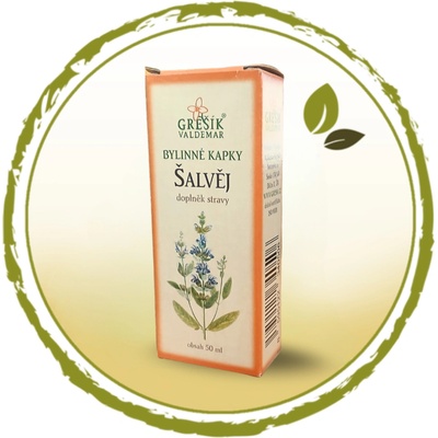 Grešík Šalvia kvapky 50 ml