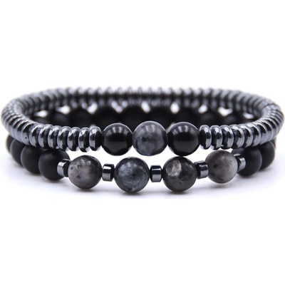 Daniel Dawson pánský Caprio sada 2 kusů Hematit Achát a Křemen Barevná/více barev S NR1127