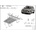 Scut Motor - Румъния Метална кора под двигател volkswagen touareg от 2010 (73816)