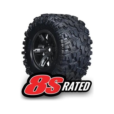 Traxxas колело 4.3/5.7", черен диск, гума Maxx AT (чифт)