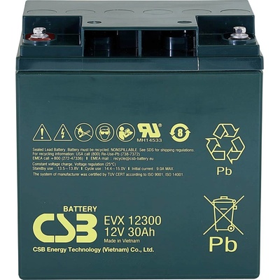 CSB EVX12300 12V 30Ah
