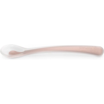 Suavinex Colour Essence Silicone Spoon лъжичка 4 m+ Marshmallow Nude