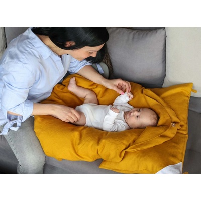 Eva Kiedroňová Set 4v1 Dráček Lněný sen hořčice