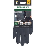 CERVA Ръкавици cerva bustard black с блистер / Памучни с pvc мишени - черни 9 (0105000199090bn)
