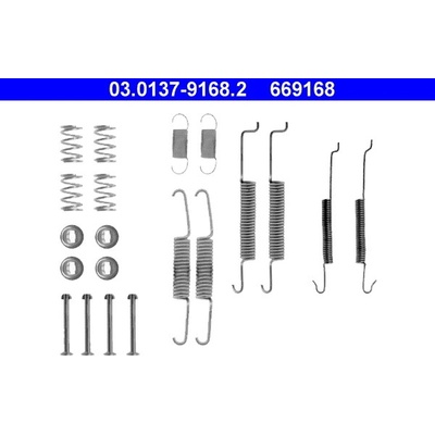 ATE Sada prislusenstvi, brzdove celisti 03.0137-9168.2 | Zboží Auto