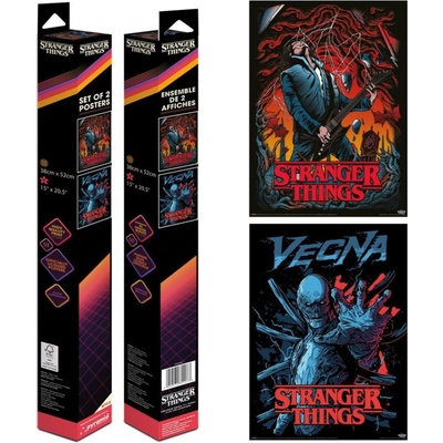 Sada plakátů Stranger Things - Eddie & Vecna (2 ks) (10035407)