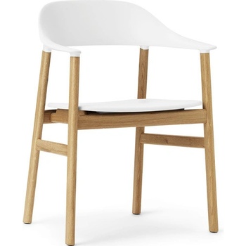 Normann Copenhagen Herit Armchair biela / dub