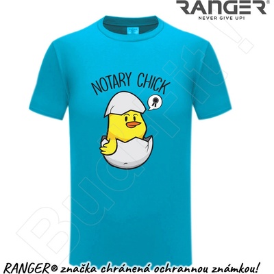 Ranger tričko motív Notary Chick modrá
