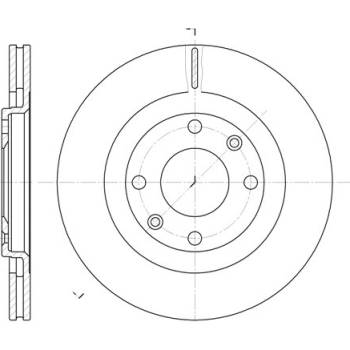 Brzdový kotúč REMSA 6240.10
