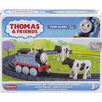 Mattel Игрален комплект Препятствие по трасето Thomas & Friends Moove Over! от серията TrackMaster Push Along, HHC89