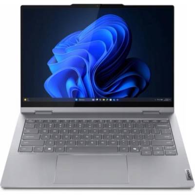ThinkBook 14 2-in-1 G5 IAU Intel Core Ultra 5 225U Хибриден (2 в 1) 35, 6 см (14") Тъчскрийн WUXGA 16 GB DDR5-SDRAM 512 GB SSD Wi-Fi 6E (802.11ax) Windows 11 Pro Английски Сив (21SQ0016PB)