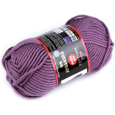 Příze pletací Everyday BIG 100 g Varianta: 6 (70816) fialová, Balení: 1 ks 52364/130011/244527