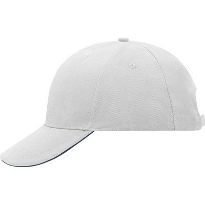 Myrtle Beach MB 24 sandwich 6 panelová COT03002490899-white/navy Bílá/navy