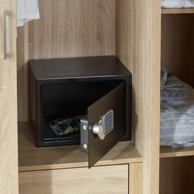 Yale YSV/200/DB2 Свободностоящ сейф 8, 6 l Steel Black (YSV/200/DB2)