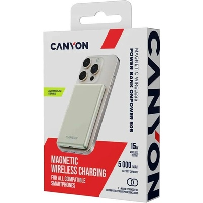 Canyon PB-505 slim 5000 mAh beige