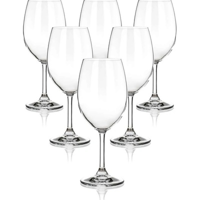 Sada sklenic na červené víno LEONA 6 x 430 ml