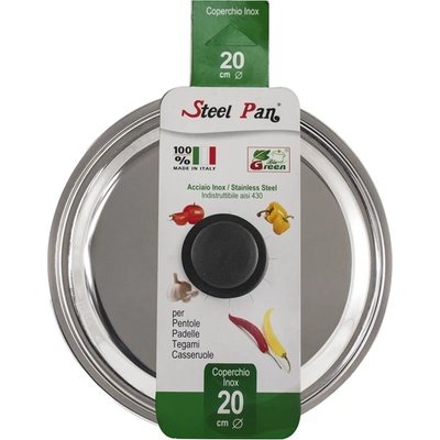 Steel Pan - ITALY Sp-Капак инокс 24см (011882)