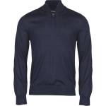 TEE JAYS tj6010 / Мъжки пуловер с 1/4 цип - тъмносин m (18601000302)