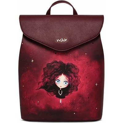 Vushie Laura Flap Backpack vínová 10 l