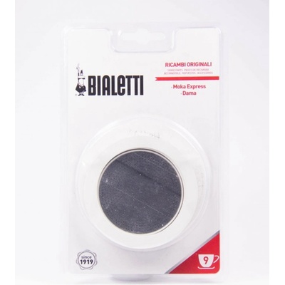 Bialetti 9 hliník sítko + silikonové těsnění 3 ks