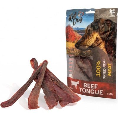 KidDog SUPER PREMIUM 100 % Hovězí jazyk tenké plátky 50 g