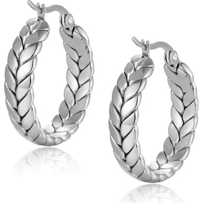 Elanis Jewel Elegantní kruhové náušnice Samantha z chirurgické oceli EJ00790