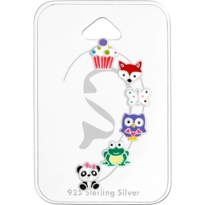 iŠperky set strieborných náušníc mix zvieratka ID|294727