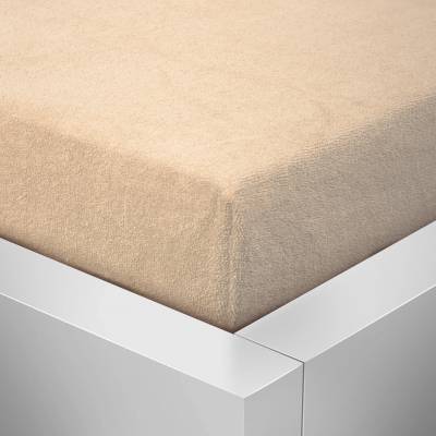 Chanar Prostěradlo Froté Top krémové 140x200